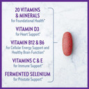 New Chapter Men'S Multivitamin 50 Plus For Brain, Heart, Digestive, Prostate & Immune Support With 20+ Nutrients + Astaxanthin - Every Man'S One Daily 55+, Gentle On The Stomach - 72 Ct