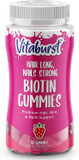 Vitaburst Biotin 5000 Mcg Gummies For Hair Skin And Nails (B Complex Gummies), Vegetarian Friendly