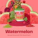 Amazing Grass Green Superfood Energy: Super Greens Powder & Plant Based Smoothie Mix, Caffeine With Matcha Green Tea & Beet Root Powder, Watermelon, 60 Servings