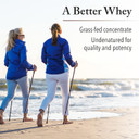 Whey Factors By Natural Factors, Grass Fed Whey Protein Concentrate, Aids Muscle Development And Immune Health, Double Chocolate, 12 Oz