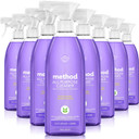 Method All-Purpose Cleaner Spray, French Lavender, Plant-Based And Biodegradable Formula Perfect For Most Counters, Tiles And More, 28 Fl Oz, (Pack Of 8)
