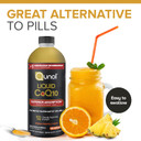Qunol Coq10 Liquid Supplement 100Mg, Superior Absorption, Natural Form Of Coenzyme Q10, Antioxidant For Heart Health, Orange Pineapple Flavored, 90 Servings, 30.4 Oz Bottle