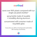 Method Foaming Hand Wash Concentrates Starter Kit, Sea Minerals, 1 Reusable 10 Fl Oz Bottle And 2 Recyclable 1 Fl Oz Refills