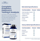 1Md Nutrition Complete Probiotics Platinum - W/Prebiotics And Probiotics For Digestive Health - Probiotic Supplement For Women & Men - More Than 50 Billion Live Cfu 11 Strains Dairy-Free - 30 Caps