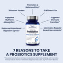 1Md Nutrition Complete Probiotics Platinum - W/Prebiotics And Probiotics For Digestive Health - Probiotic Supplement For Women & Men - More Than 50 Billion Live Cfu 11 Strains Dairy-Free - 30 Caps