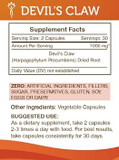 Secrets Of The Tribe Devil'S Claw 60 Capsules, 1000 Mg, Devil'S Claw (Harpagophytum Procumbens) Dried Root (60 Capsules)