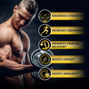 Turkesterone Supplement 500 Mg, Ajuga Turkestanica Extract Std. To 10% Turkesterone Max Strength- Similar To Ecdysterone; Natural Anabolic Agent; Supports Muscle Growth, Muscle/Exercise Recovery