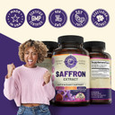 Saffron Supplements - 100% Pure Saffron Extract For Weight Loss - Mood Enhancer & Metabolism Booster. Natural Appetite Suppressant Diet Pills For Women & Men. Made In Usa. 90 Servings