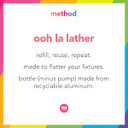 Method Premium Foaming Hand Wash, Ylang Ylang + Hyacinth, Reusable Gold Aluminum Bottle, Biodegradable Formula, 10 Fl Oz (Pack Of 3)
