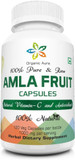 Amla Capsules. 1000Mg Per Serving, 120 Veg Capsules. Natural Vitamin C And Antioxidants. Raw Whole Superfood. All Natural, Fresh And Original. No Gmo And Gluten Free