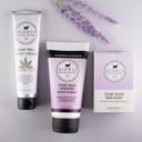 Dionis Lavender Goat Milk Bath & Body Gift 3Pc. Set - 3.3 Oz Lavender & Hemp Body Cream, 6 Oz Whipped Body Scrub & 6 Oz Lavender Blossom Bar Soap - Moisturize, Restore, For All Skin Types, Non Greasy6.00 Ounce (Pack Of 1)