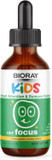 Bioray Kids Ndf Focus, Citrus - 2 Fl Oz - Supports Cognitive Function, Enhances Clarity & Promotes Steady Energy Levels - Non-Gmo, Vegetarian, Gluten Free - 1-2 Month Supply