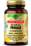 Solgar Herbal Female Complex - 50 Vegetable Capsules - Standardized Full Potency (Sfp) - Non-Gmo, Vegan, Kosher, Gluten Free, Dairy Free - 50 Servings