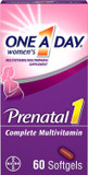 One A Day Women'S Prenatal 1 Multivitamin Including Vitamin A, Vitamin C, Vitamin D, B6, B12, Iron, Omega-3 Dha & More, Tablet,Softgels, 60 Count - Supplement For Before, During, & Post Pregnancy