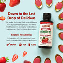 Barlean'S Liquid Vitamin D, 5000 Iu D3, Strawberry Milkshake Flavored For Kids And Adults, Maximum Absorption, Non-Gmo, Gluten-Free - 5.6 Oz