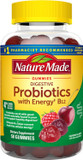 Nature Made Digestive Probiotics And Energy B12 Gummies, Probiotics For Women And Men, 50 Probiotic Gummies, 25 Day Supply