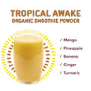 Natierra Tropical Awake Organic Smoothie Powder | Usda Organic, Vegan & Non-Gmo | 7 Oz Jar