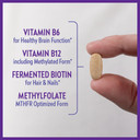 New Chapter Vitamin B Complex, Fermented Vitamin B Complex, Usda Organic, One Daily For Cellular Energy + Brain + Beauty, 100% Vegan, Gluten-Free - 60 Count