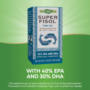 Nature'S Way Super Fisol Premium Fish Oil, Sustainably Sourced, Tested For Pcbs, Heavy Metals, And Impurities, 70% Epa/Dha, 180 Softgels