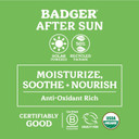 Badger - After Sun Balm, Blue Tansy & Lavender, Rescue Balm, Soothing & Cooling Balm For Tight Dry Skin After Sun Exposure, Certified Organic, 2 Oz2 Ounce (Pack Of 1)