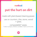 Method All-Purpose Cleaning Wipes, French Lavender, Multi-Surface, Compostable, 70 Count (Pack Of 6)