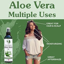 Earth'S Daughter Organic Aloe Vera Gel From 100% Pure And Natural Cold Pressed Aloe - Great For Face - Hair- Sunburn - Bug Bites - 8 Oz Soothes And Hydrates Skin, Non Greasy, Absorbs Quickly Into Your Skin8 Fl Oz (Pack Of 1)