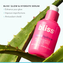 Bliss Hydration Sensations Bestsellers Kit: Glow & Hydrtae Serum- Niacinamide + Hylauronic Acid Serum & Drench & Quench Hyluronic Acid Moistuirzer For Face- Cream To Water- 1 Fl Oz