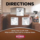 Weiman Leather Cleaner, Polish And Conditioner For Furniture, Car, Purses, Shoes, Boots And Couches- Micro Fiber Towel Included, 22Oz