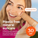 Bundle Of Attitude Mineral Sunscreen Stick With Zinc Oxide, Spf 30 + Tinted Mineral Sunscreen, Face Stick, Spf 30 + Lip Balm, Spf 15 + After Sun Stick, Mint & Cucumber