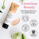 Tinted Sunscreen For Face - Spf 20 With Natural & Organic Ingredients Broad Spectrum Sunblock Lotion, Tinted Moisturizer Zinc Oxide Sunscreen Face For Skincare, Facial Sunscreen (Light Beige)