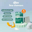 Ethique Deep Cleaning Solid Natural Face Cleanser For Oily To Balanced Skin - Deep Green - Vegan, Eco-Friendly- Zero-Waste, Plastic-Free, Cruelty-Free, 3.53 Oz (Pack Of 1:4 Bars)