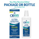 Closys Ultra Sensitive Mouthwash, 32 Ounce, Unflavored (Optional Flavor Dropper Included), Alcohol Free, Dye Free, Ph Balanced, Helps Soothe Entire Mouth