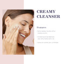 Monat Be Gentle Creamy Cleanser -Gentle Facial Cleanser Cleanses Impurities W/Out Stripping The Skin. Creamy Face Wash Gentle Cleanser. Face Moisturizer Hydrating Cleanser -Net Wt. 120 Ml / 4.0 Fl. Oz