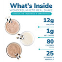 Wonderslim Keto Meal Replacement Shake, Vanilla, Low Carb, C8 Mcts, 12G Protein, Collagen, 25 Vitamins & Minerals, Gluten Free (7Ct)