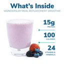 Wonderslim Meal Replacement Smoothie, Berry Yogurt, 15G Protein, Gluten Free (7Ct)