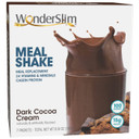 Wonderslim Meal Replacement Shake, Dark Cocoa Cream, 15G Protein, 24 Vitamins & Minerals, Gluten Free, Low Carb (7Ct)