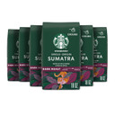Starbucks Sumatra Dark Roast Ground Coffee, 18 Ounce (Pack Of 6)