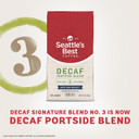Seattle'S Best Coffee Decaf Portside Blend (Previously Signature Blend No. 3) Medium Roast Ground Coffee, 12-Ounce Bag