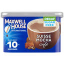 Maxwell House Sugar Free Naturally Decaffeinated Suisse Mocha Coffee Drink Mix, 4 Oz
