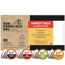San Francisco Bay Compostable Coffee Pods - Original Variety Pack (80 Ct) K Cup Compatible Including Keurig 2.0, French, Breakfast, Fog, Organic Rainforest
