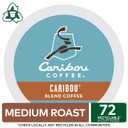 Caribou Coffee Caribou Blend Keurig Single-Serve K-Cup Pod, Medium Roast Coffee, 72 Count (6 Packs Of 12)