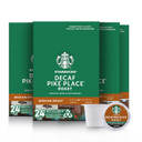 Starbucks K-Cup Coffee Podsã¢ÂMedium Roast Coffeeã¢ÂDecaf Pike Place Roastã¢Â100% Arabicaã¢Â4 Boxes (96 Pods Total)