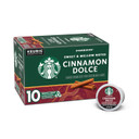 Starbucks Flavored K-Cup Coffee Pods  Cinnamon Dolce For Keurig Brewers  1 Box (10 Pods)