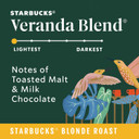 Starbucks Blonde Roast K-Cup Coffee Pods  Veranda Blend For Keurig Brewers  1 Box (10 Pods Total)