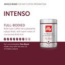 illy Whole Bean Coffee - Perfectly Roasted Whole Coffee Beans  Intenso Dark Roast - Warm Notes of Cocoa & Dried Fruit  Full-Bodied - 100% Arabica Coffee - No Preservatives  8.8 Ounce