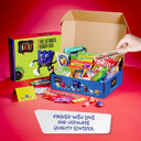 I Am Snacky - Mothers Day Snack Box Variety Pack Care Package + Greeting Card - Snacky'S Bash Box (40 Count) Sweet Treats Gift Basket, Candies Chips Assortment