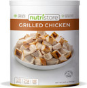 Nutristore Freeze-Dried Grilled Chicken | Premium Quality Pre-Cooked Chicken Breast | Survival Emergency Food Supply | Home Meals & Lightweight Camping | Usda Inspected | 25-Year Shelf Life