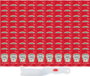 Kraft Heinz Ketchup, Single Serve Condiment Packets, 100 Count With By The Cup Spatula Knife