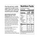 King Arthur, Gluten-Free Bread And Pizza Mix, Gluten-Free, Non-Gmo Project Verified, Certified Kosher, 18.25 Ounces