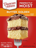 Duncan Hines Classic Cake Mix, Butter Golden, 15.25 Oz